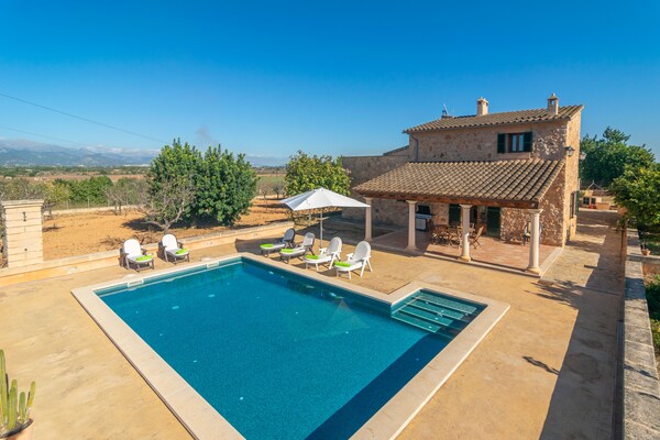 Authentieke villa met privézwembad aan de golfbaan in Santa Eugènia - thumbnail 6
