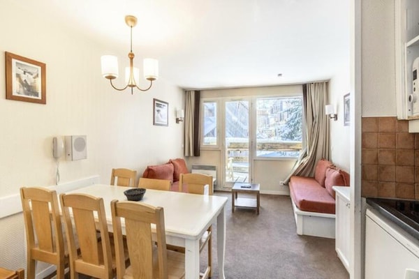 Ski-in, ski-out appartement voor 6 op de piste in Avoriaz met balkon - thumbnail 3