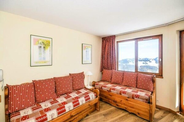 Knus appartement voor 6 in Avoriaz, direct aan de piste - thumbnail 6