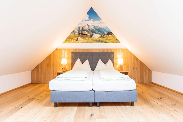 Rustiek appartement voor 7 aan de Mur met alpaca's, vijvers en uitzicht - thumbnail 5