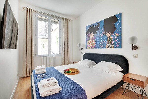 Ruim appartement met 2 slaapkamers bij Sacré-Cœur in Montmartre, Parijs - thumbnail 4