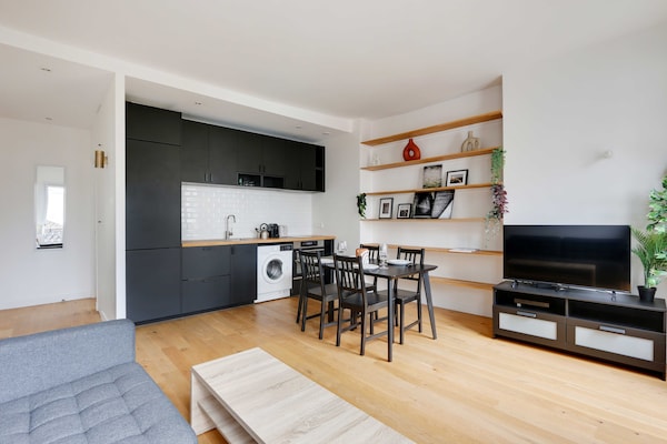 Knus 2-kamerappartement nabij Canal Saint-Martin, Parijs - thumbnail 3