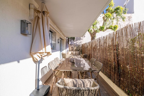 Licht appartement met 20m² terras in het hart van Cannes - thumbnail 3