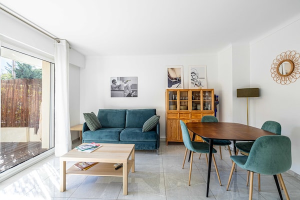 Licht appartement met 20m² terras in het hart van Cannes - thumbnail 4