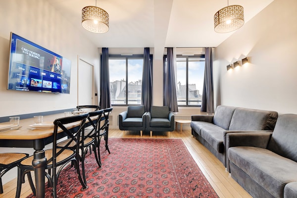 Stijlvol appartement met 2 slaapkamers in levendig Parijs 9e - thumbnail 6