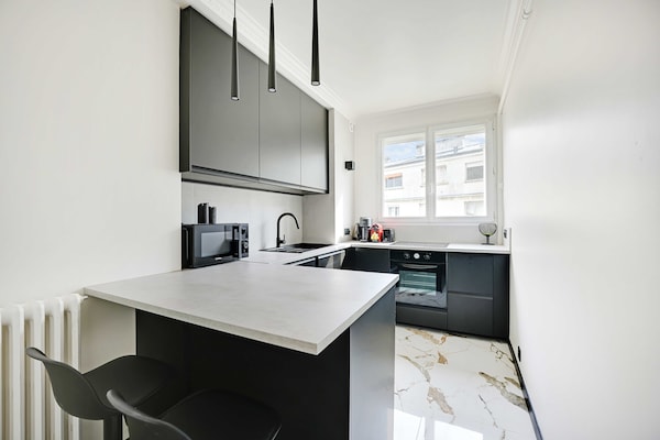 Licht appartement in chique Saint-Mandé, vlakbij Bois de Vincennes - thumbnail 3