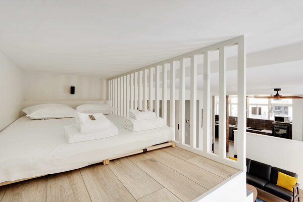 Luxe Loft 70m² in Bruisend Oberkampf, vlakbij Père Lachaise - thumbnail 4
