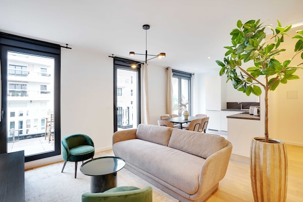 Ruim duplex appartement met terras in Levallois-Perret, vlakbij Parijs - thumbnail 6