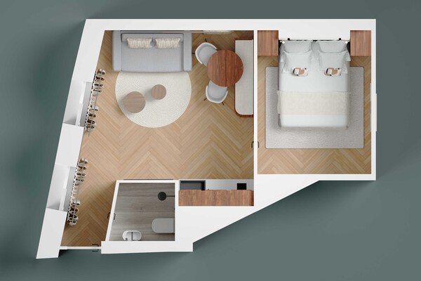 Charmant appartement in het Quartier Latin, vlakbij Fontaine Saint-Michel - thumbnail 4