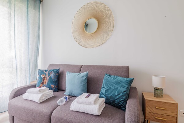 Lichte studio van 17m² in groen Neuilly-sur-Seine nabij Bois de Boulogne - thumbnail 4