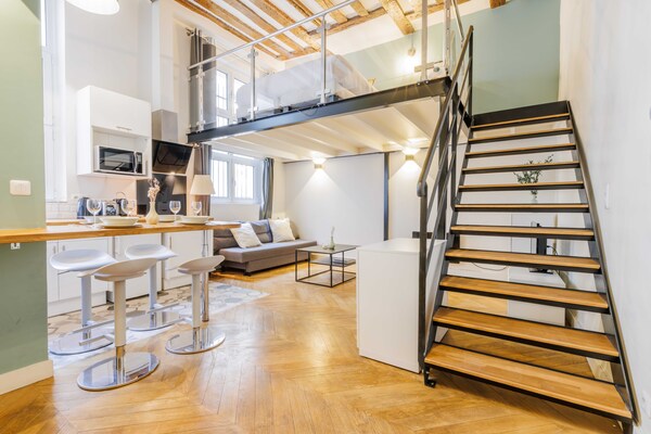 Knus appartement in Parijs' levendige 2e arrondissement - thumbnail 2