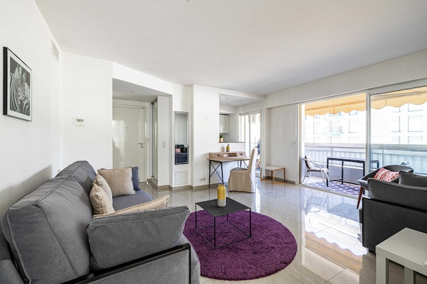 Licht appartement nabij de Croisette in Cannes - thumbnail 4