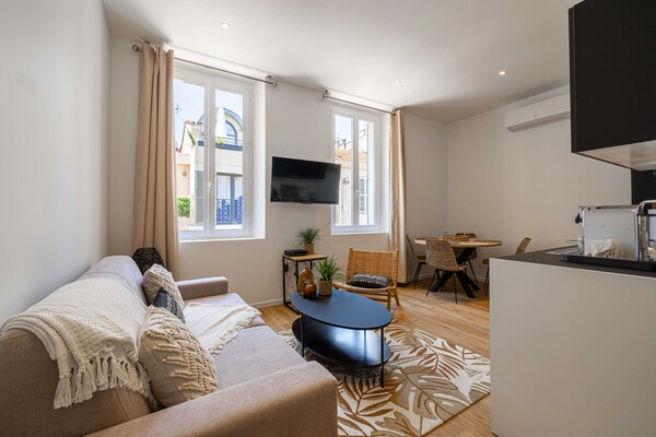 Stijlvol appartement in hartje Cannes, 38m², loopafstand strand en Croisette - thumbnail 1
