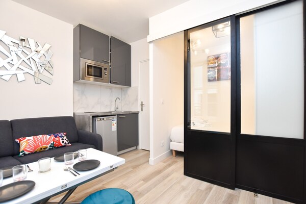 Knus studio-appartement in het 14e arrondissement, vlakbij Parc Montsouris - thumbnail 4