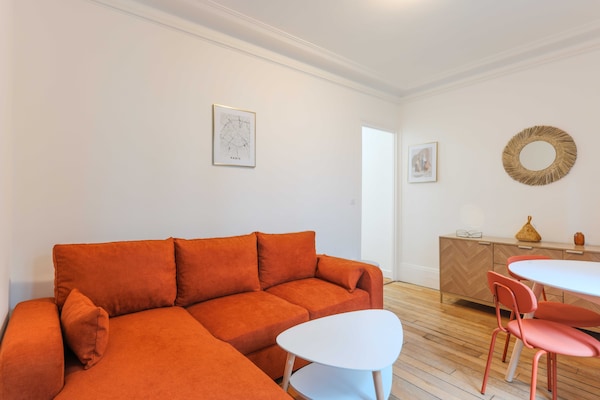Charmant appartement in 17e arrondissement, vlakbij metro Guy-Moquet - thumbnail 2