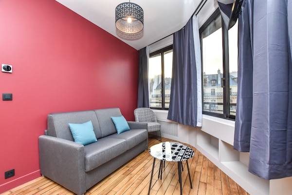 Licht appartement in trendy 9e arrondissement, vlak bij Opéra Garnier - thumbnail 2