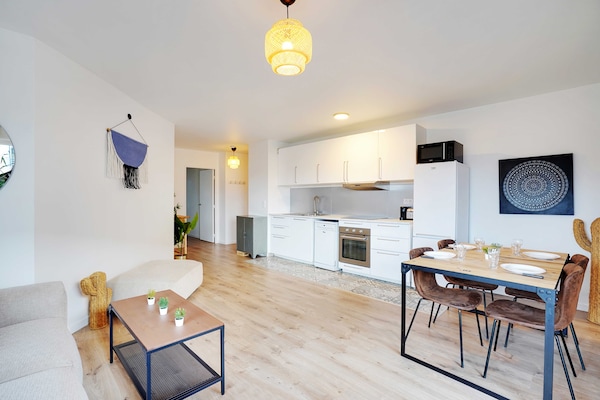 Ruim familieappartement in Saint-Ouen-sur-Seine, dicht bij metro Parijs - thumbnail 2