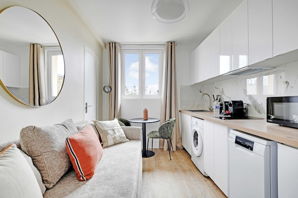 Modern appartement met terras in Ivry-sur-Seine, 2 min van metro naar Parijs - thumbnail 6