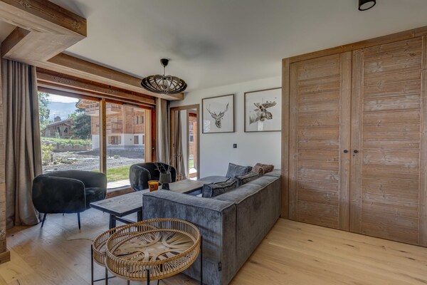 Stijlvol appartement voor 6 personen nabij de skiliften van Mont d'Arbois - thumbnail 2