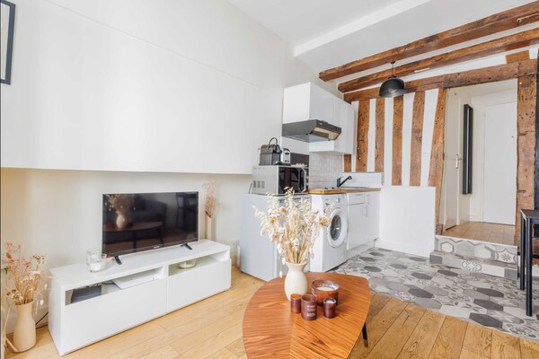 Charmant duplex appartement in trendy wijk Mail, nabij Place des Victoires - thumbnail 6