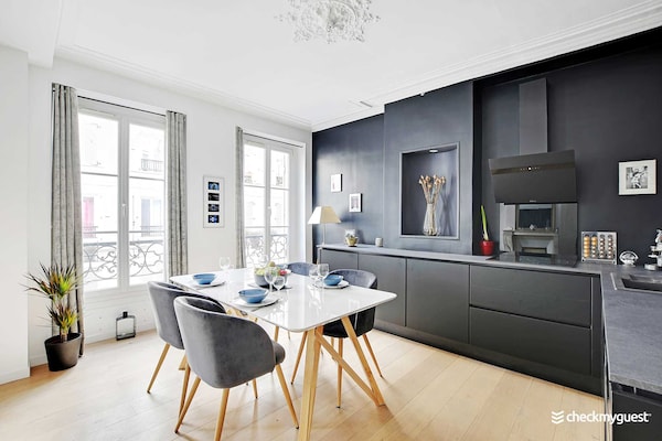 Designappartement 40m² in het 17e arrondissement, nabij Parc Martin-Luther-King - thumbnail 2
