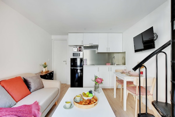 Compact en knus appartement nabij Parijs, metro op 4 minuten lopen - thumbnail 2