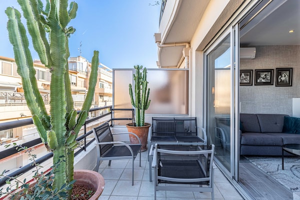 Compacte studio met terras op loopafstand van station Cannes - thumbnail 2
