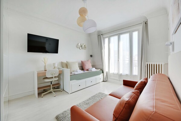 Compact en knus appartement bij de Eiffeltoren in het 15e arrondissement - thumbnail 4