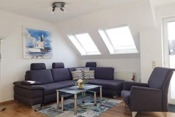 Zonnig 3-kamerappartement in Büsum, vlakbij centrum en strand - thumbnail 4