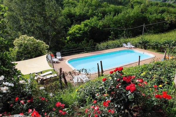 Authentiek Toscaans vakantiehuis met privétuin en panoramisch uitzicht - thumbnail 2