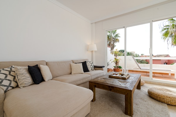 Marbella Playa 7: Golf & Strand Appartement op 100m van Zee - thumbnail 2