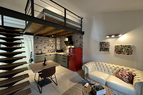 Urban Green: knus appartement op 50m van centrum Porec en 400m van strand - thumbnail 1