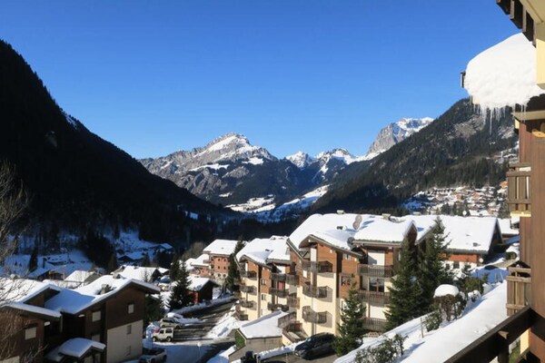 Compacte studio in Châtel met balkon op het zuidwesten - thumbnail 1
