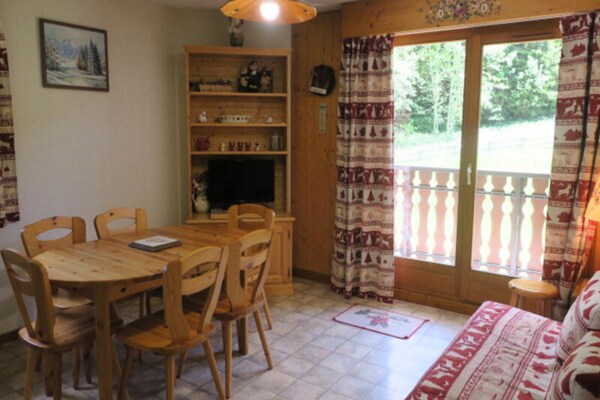 Knus appartement voor 6 personen aan de voet van de Linga-kabelbaan in Châtel - thumbnail 5