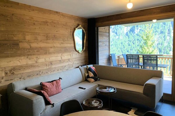 Ruim 6-persoons appartement met bergzicht in Châtel, vlakbij de piste - thumbnail 1