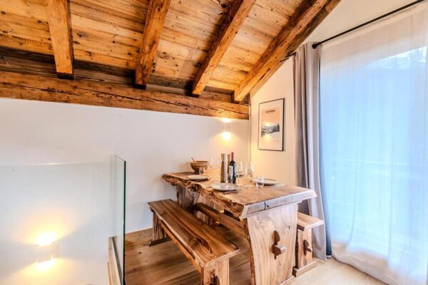 Gerenoveerd chaletappartement in het oude hart van Morzine, vlakbij de piste - thumbnail 3