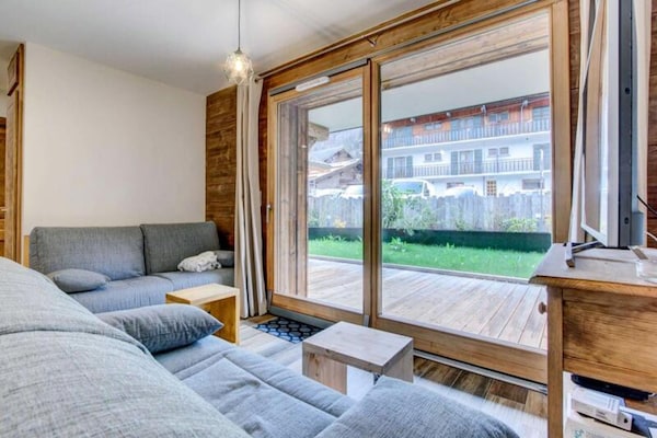 Zonnig appartement op de begane grond met tuin, vlakbij het centrum van Morzine - thumbnail 6