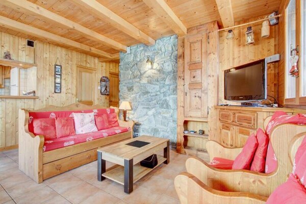 Chaletappartement in Morzine, 400m van piste Pléney, 6 pers. - thumbnail 5