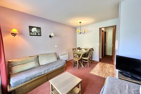 Ski-in, ski-out appartement aan de piste in Vars met verwarmd zwembad - thumbnail 5