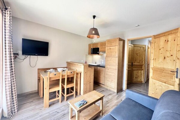 Alpin appartement in Vars met balkon, 200m van winkels en skiliften - thumbnail 2