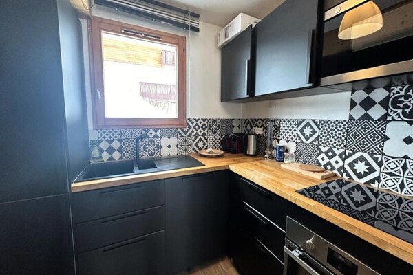 Ruim triplex appartement voor 10 personen direct aan de piste in Vars - thumbnail 4