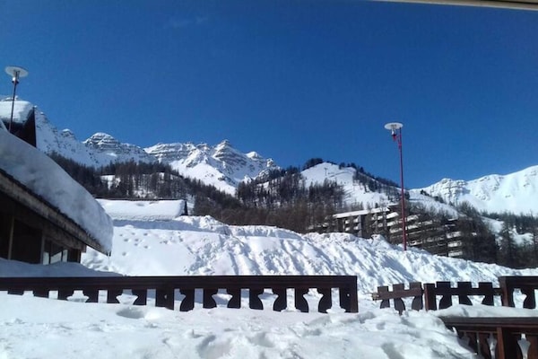 Ruim appartement op 200m van de pistes in Vars met uitzicht op de Eyssina - thumbnail 4