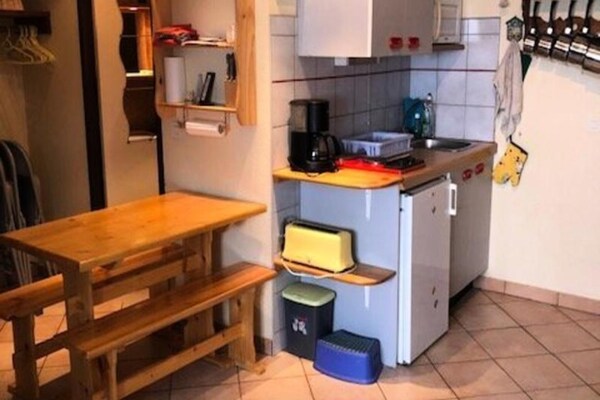 Compacte studio voor 4 personen in Vars, vlakbij de skiliften - thumbnail 2