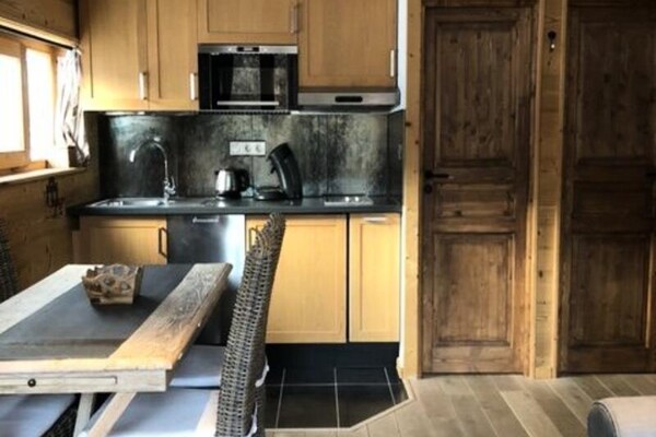 Appartement 34m² in Vars, ski-in/ski-out met uitzicht op de pistes - thumbnail 4