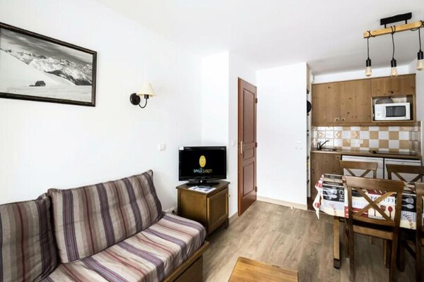 Knus appartement 5p met terras, direct aan de piste in Vars - thumbnail 5