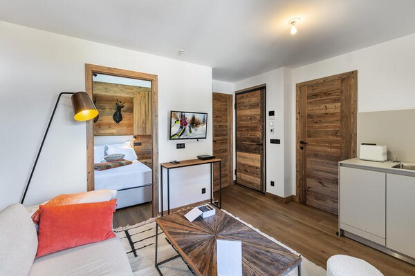 Knus appartement in Megève, vlakbij de Mont d'Arbois skilift - thumbnail 4