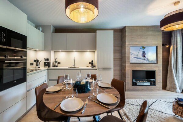 Ruim appartement in Megève met uitzicht, wellness en gratis shuttle - thumbnail 5