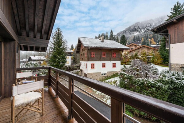 Modern appartement in Megève met zwembad, sauna en hamam - thumbnail 5