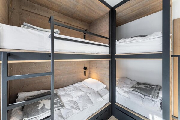 Ruim triplex appartement voor 10 personen met sauna, vlakbij de pistes van Megève - thumbnail 6