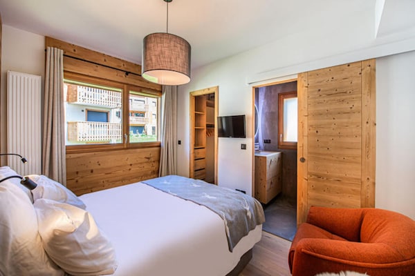 Chic Alpenappartement voor 6 personen met bergzicht bij Megève centrum - thumbnail 5